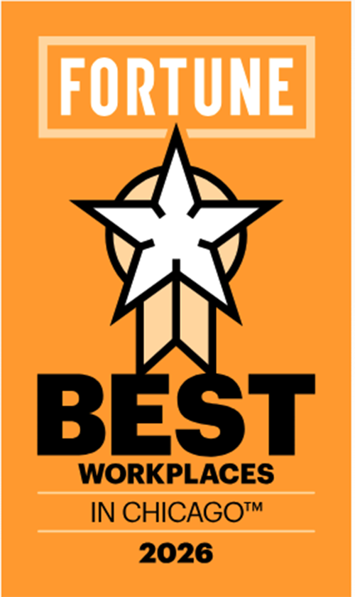 Fortune Best Workplace in Chicago 2026 badge