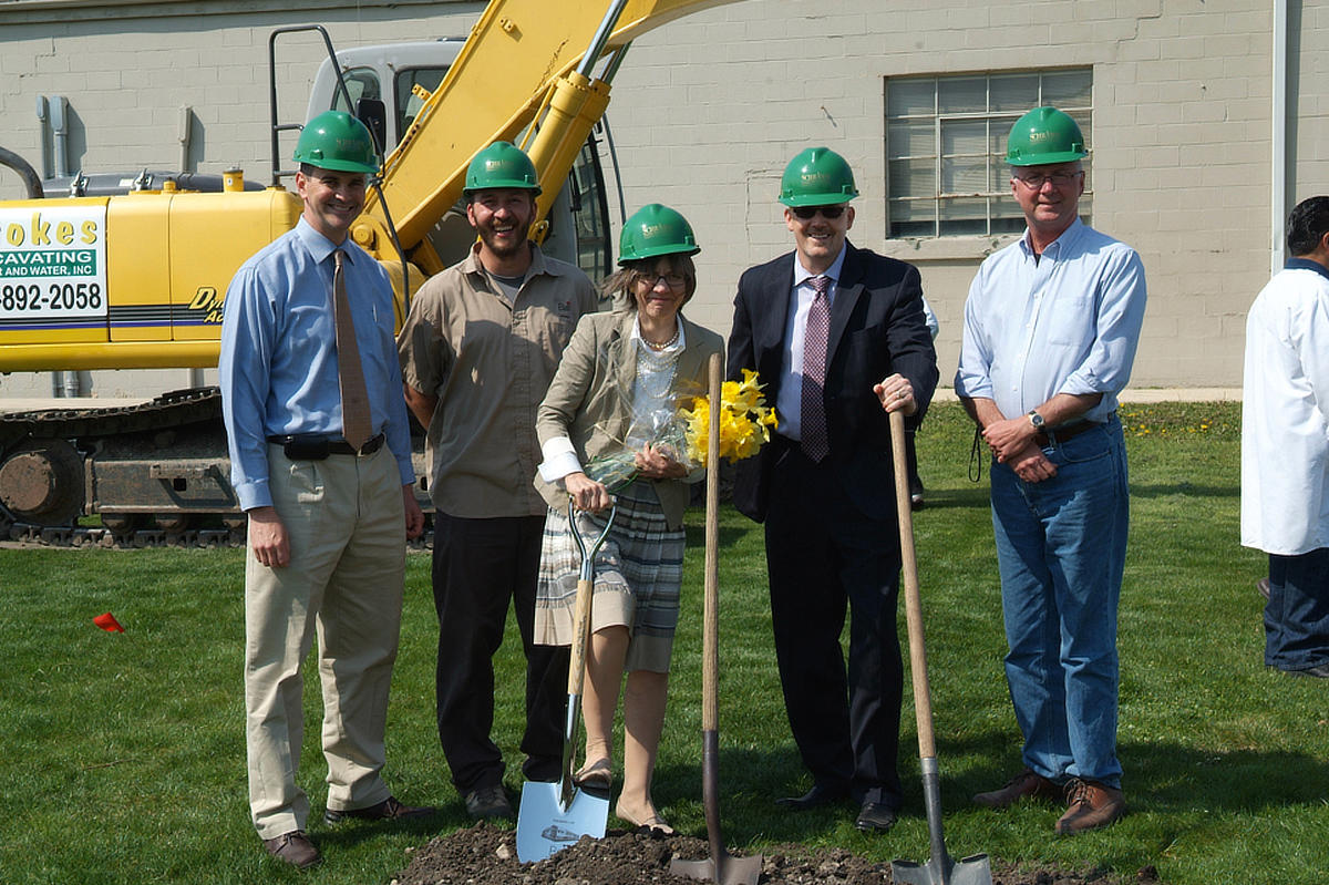 anna ball groundbreaking for the new innovation center