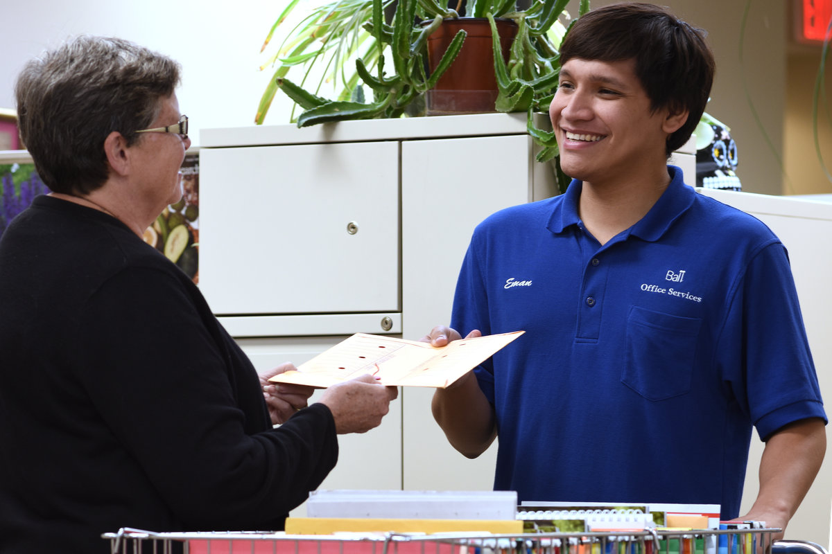 mailroom staff members